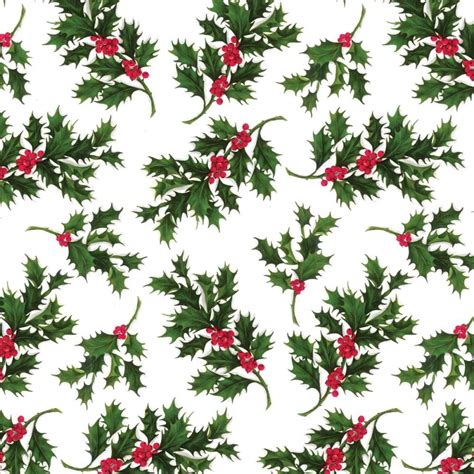 Anna Griffin Emerald Forest Large Holly Paper Christmas