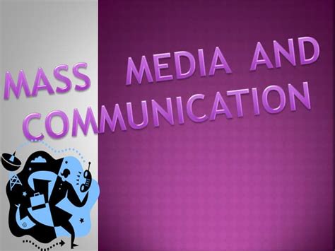 mass media and communication ppt