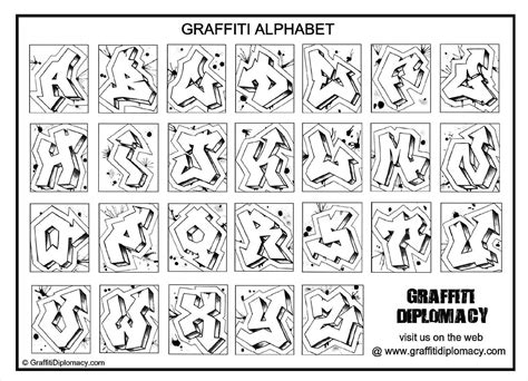 Free Printable Graffiti Letters Az Free Printable A To Z