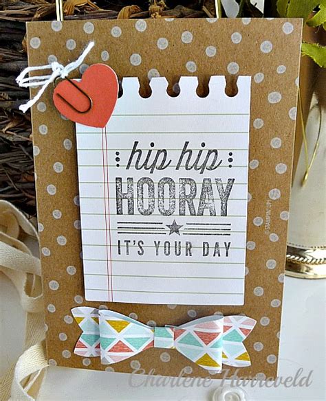 Stampin Up Hip Hip Hooray Card Kit Bow Builder Punch