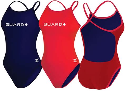 Tyr Womens Guard Durafast Lite Crosscutfit Swimsuit Lifeguard Equipment