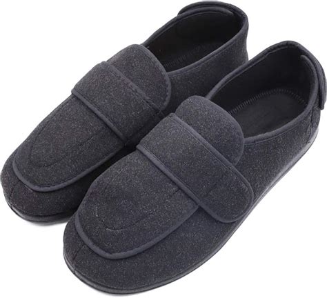 Mens Extra Wide Width Diabetic Recovery Slippers