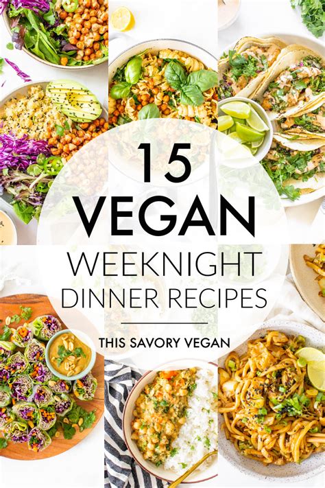 Quick Vegan Weeknight Dinners This Savory Vegan