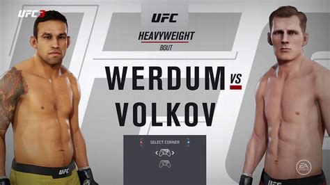 Fabricio Werdum Vs Alexander Volkov Youtube