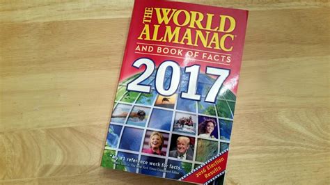 Looking Back On 2016 With A Copy Of The World Almanac Geekdad