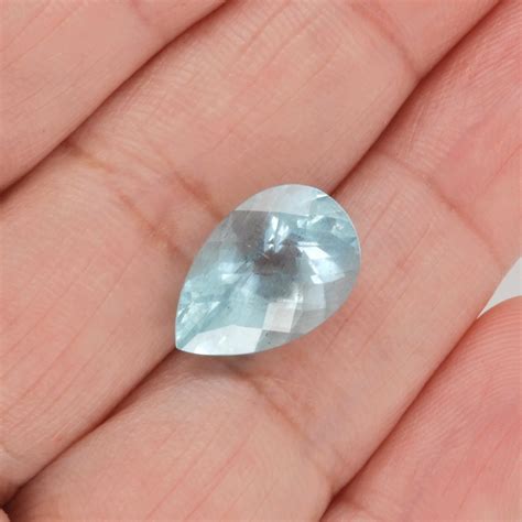 Gemstones Aquamarine Pear Shape 145x10mm Approximately 581 Carat 5