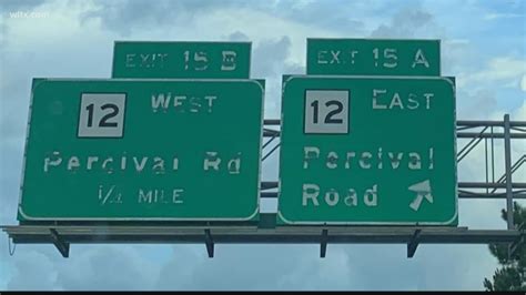 Interstate Highway Exit Signs