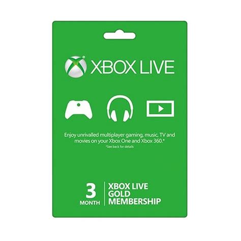Xbox Live 3 Month Gold Membership Card Us Account Xcite Kuwait