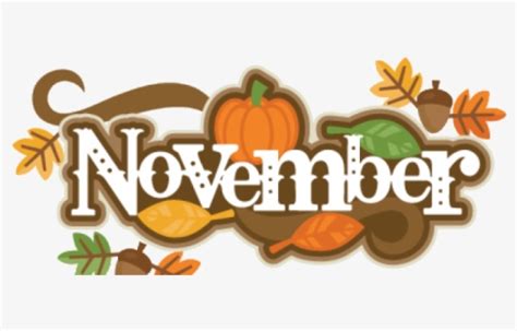 Free November Clip Art With No Background Clipartkey