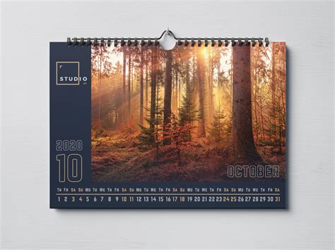 Landscape Calendar 2020 By Dalibor Stankovic On Dribbble