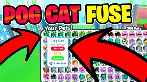 Fusing Method For Rainbow Pog Cat Pog Dog Pet Simulator X Youtube