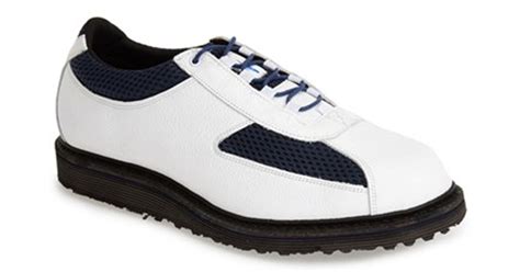 Allen Edmonds Jack Nicklaus Renegade Golf Shoe In White Navy