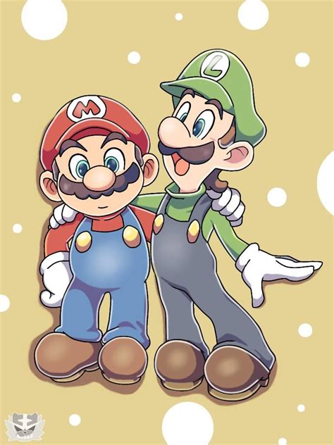 Cartoon Mario And Luigi