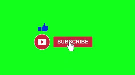 Top 7 Free Green Screen Subscribe Button Fond Vert Bouton Abonnez