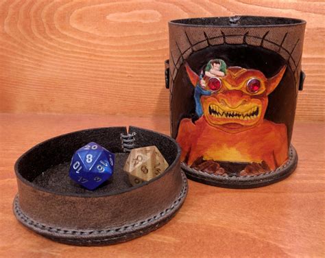 Dice Cup Players Handbook Phb Etsy Dice Cup Players Handbook Advanced Dungeons And Dragons