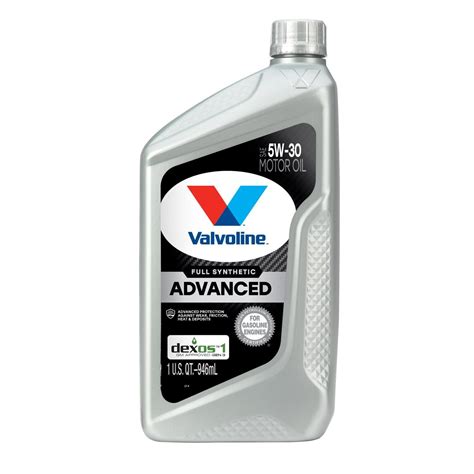 Valvoline Advanced Engine Oil Full Synthetic 5w 30 1 Quart