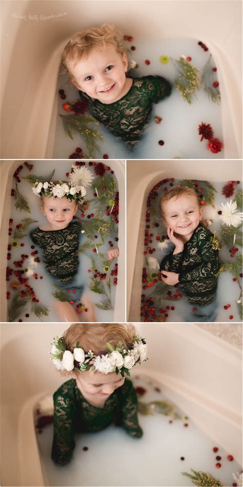 Draw the bath water (not too hot!) and place the baby bath seat in the tub. Milk Bath Session | North Las Vegas Photographer | Child ...