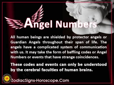 Angel Numbers And Their Meanings Chart