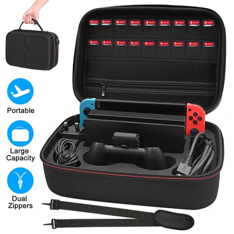 Imountek Portable Deluxe Carrying Case For Nintendo Switch Protected