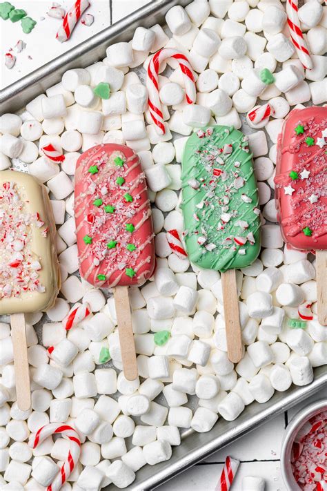 Christmas Cakesicles Cake Popsicles Cookie Dough Diaries