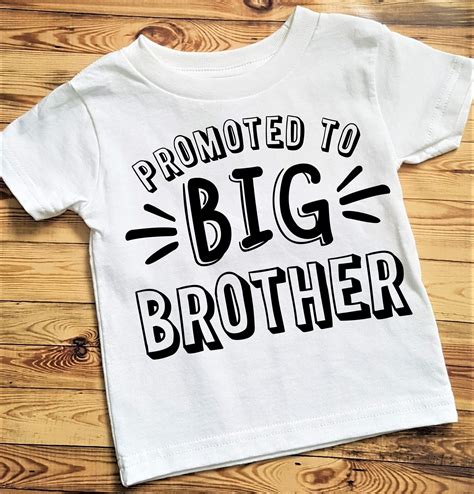 Promoted To Big Brother Shirt Big Brother T Shirt Big Brother Etsy
