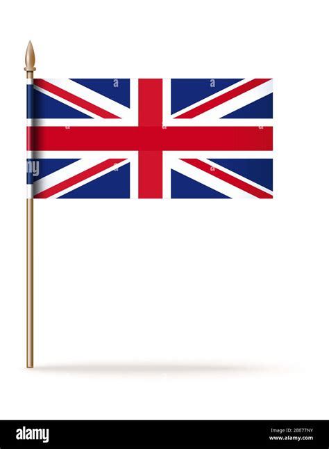 British Flag Vector Icon Isolated On White Stock Vector Image And Art