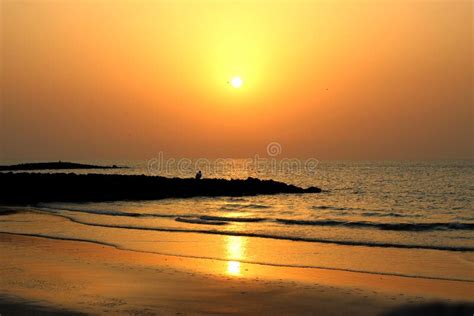 Sfondi Dello Sfondo Oceano Pacifico Sunnita Vista Fotografia Stock