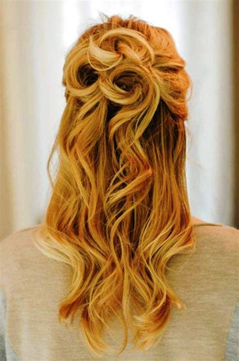 20 Elegant Half Up Half Down Curly Hairstyles Ideas