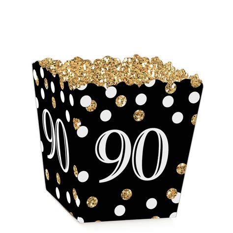 Big Dot Of Happiness Adult 90th Birthday Gold Party Mini Favor