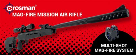 Crosman Mag Fire Mission Multi Shot Breakbarrel Air Rifle 22 With Scope