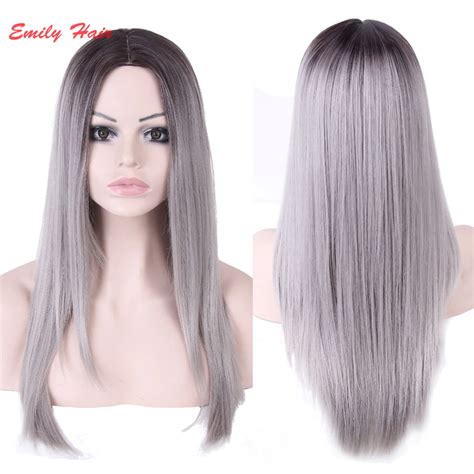 2016 Long Grey Wig Cheap Good Quality Wigs For Black Womens Cosplay