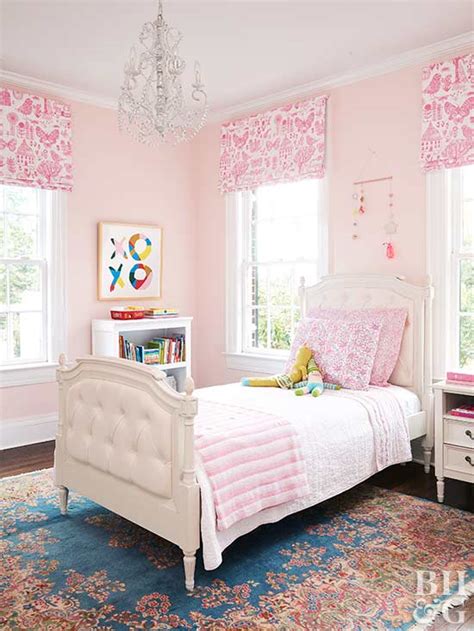 Anyhow, if you want to create a more profound and livelier ambiance in your girl's bedroom you should think of a color combination such as blue. Kid's Bedroom Ideas for Girls | Better Homes & Gardens