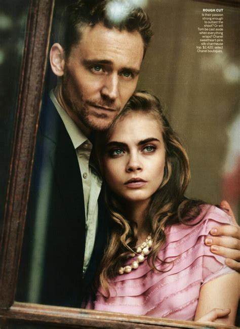 Smartologie Cara Delevingne And Tom Hiddleston For Vogue Us May 2013