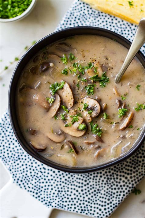 vegan mushroom soup creamy and delicious the simple veganista