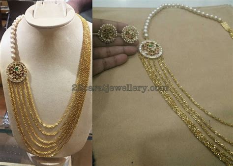 Chandra Haram In Modern Style Jewellery Designs
