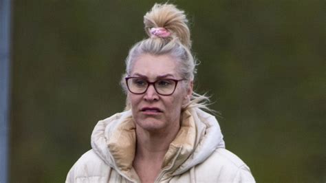 s club 7 s jo o meara looks downcast as she s seen for the first time since tragic death of paul