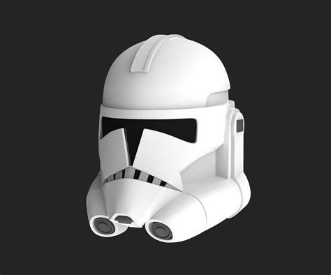 Clone Trooper Helmet Tcw Phase 2 3d Print Files Stl Etsy