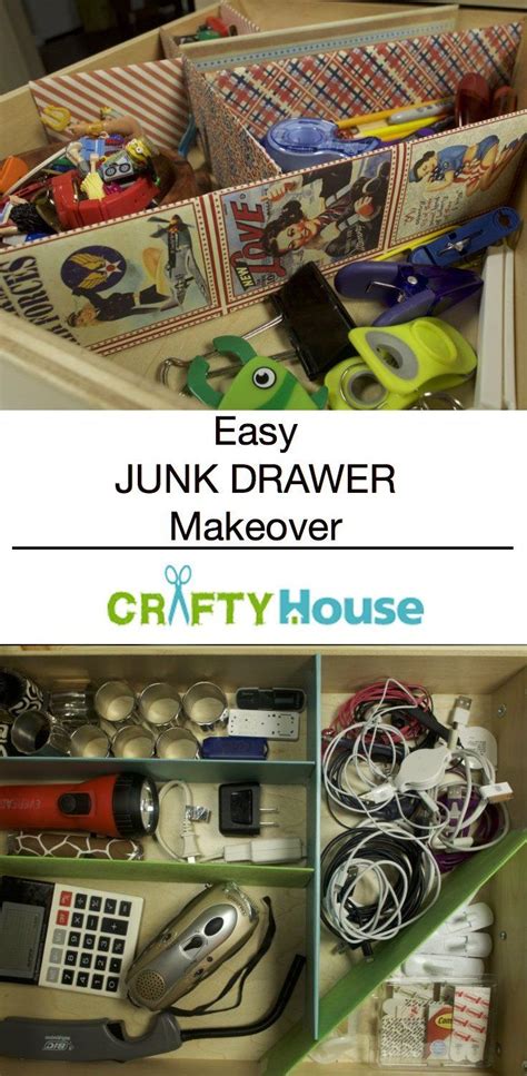 Easy Junk Drawer Makeover Junk Drawer Makeover