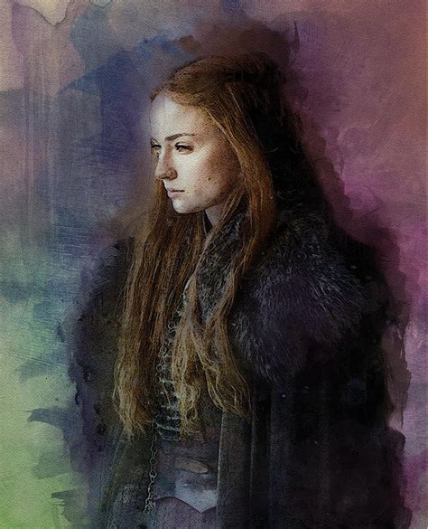 Game Of Thrones Sansa Stark Art Print By Nadezhda Zhuravleva A5a
