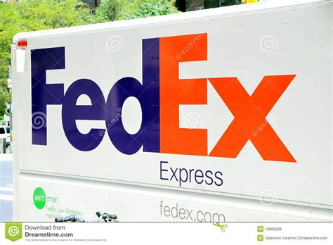 Fedex Logo Editorial Stock Photo Image 19869228