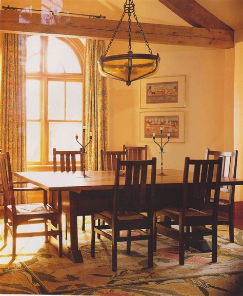 Arts And Crafts Dining Room With Cfa Voysey Designed Carpet Arts And