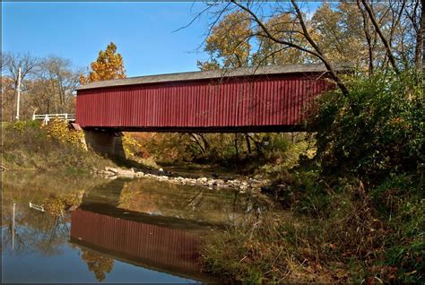Old Photo Blog Red Covered Bridge