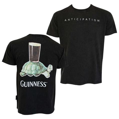 Guinness Guinness Mens Black Anticipation T Shirt Medium Walmart