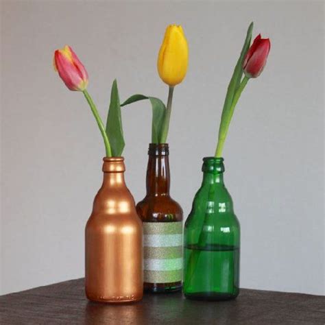 Two Diy Bud Vase Tutorials Turn Glass Bottles And Sake Pitchers Into