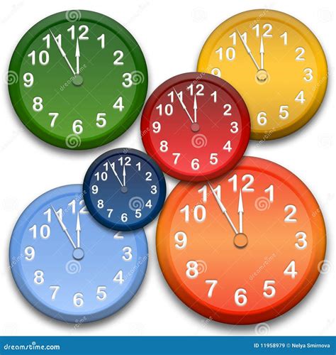Clocks Stock Illustration Illustration Of Measurement 11958979