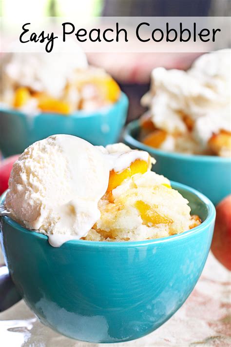 This peach cobbler recipe is a new favorite with it's spiced peach filling and sweet biscuit top. Easy Peach Cobbler Recipe: Only 5 Ingredients! - Sweet T ...