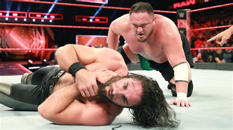 Wwe Raw Division Power Rankings Samoa Joe Chokes Out Seth Rollins
