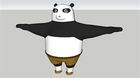 Kung Fu Panda Po 3d Warehouse
