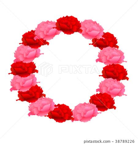 빨간색 꽃을 피우는 관상용 식물. 카네이션 어버이 날 꽃 아이콘 - 스톡일러스트 38789226 - PIXTA