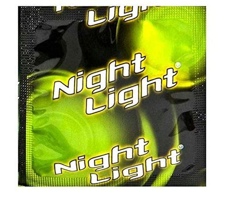 Night Light Silver Lunamax Pocket Case Glow In The Dark Lubricated Latex Condoms 24 Count